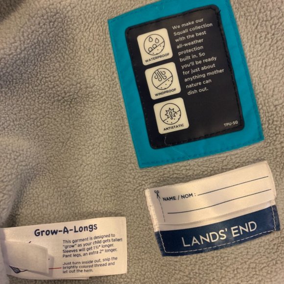 Kids Squall Fleece Lined Waterproof Insulated Jacket - Picture 6 of 6